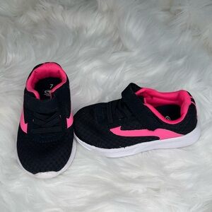 Kids Athletic Works Black and Pink Sneakers